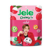 Set of 2 Jele Chewy Jelly mixed with Konjac, lychee flavor 