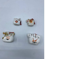 Set of 4 Animal-shaped bells for the front door