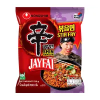 Set of 6 Nongshim Shin Ramyun Jay Fai dry instant noodles, Tom Yum flavor
