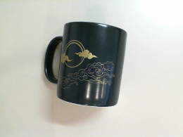 Black ceramic mug