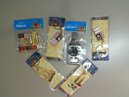 Set of 6 Keychains Malaysia Set of 6 Keychains Malaysia