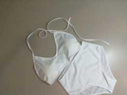 White swimsuit separate White swimsuit separate