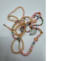 Set of 2 beaded necklace