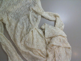 White lace dress long