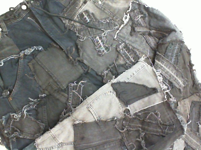 Men's jeans with patches, handmade Men's jeans with patches, handmade