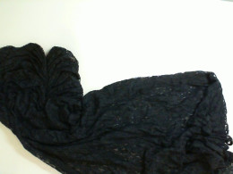 Black lace dress long Black lace dress long