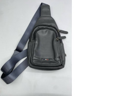 Mens Black Leather Sling Bag Mens Black Leather Sling Bag