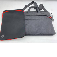 Gray laptop bag