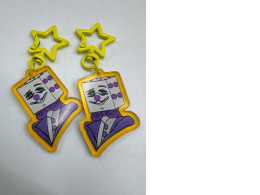 Set of 2 yellow keychains