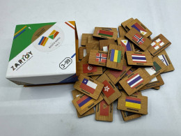 Memorabilia "Flags of the World Vol.1" in a cardboard box