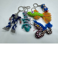 Set of 5 Doll keychain