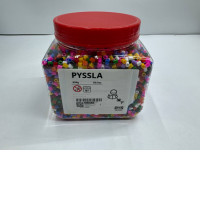 Multi-colored beads 600g. Developmental toys