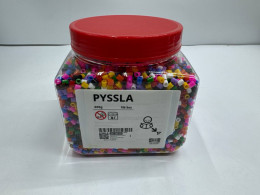Multi-colored beads 600g. Developmental toys