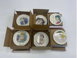 Set of 6 anime plates Set of 6 anime plates