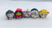 Set of 5 mini plush toys