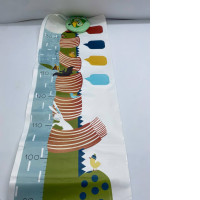 Hand-drawn height meter set for children