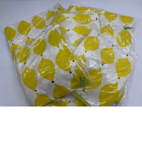 Set of 5 5-foot bed sheet with lemon pattern 