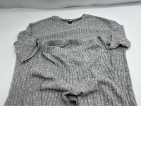 Set of 2 Short-sleeved round-neck shirt and light brown long pants