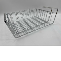 Stainless steel woven basket