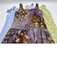 Set of 3 Women's one-shoulder long dress