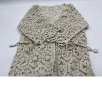 Long knitted cardigan 
