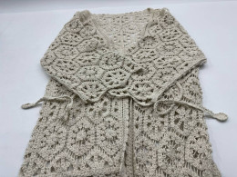 Long knitted cardigan 