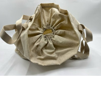 Large light brown canvas bag 