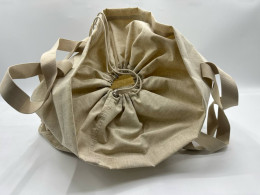 Large light brown canvas bag 