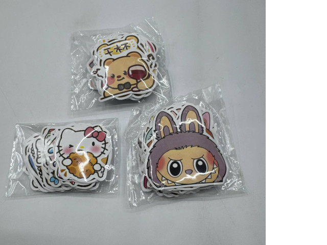 Set of Cartoon stickers Set of Cartoon stickers