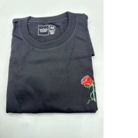 GMM Rose embroidered cotton T-shirt