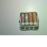 set of containers for lotion and shower gel