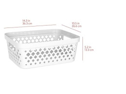 Glad Plastic Storage Basket Glad Plastic Storage Basket