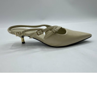Cream-colored high heels