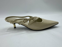 Cream-colored high heels