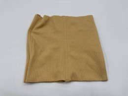 Tan Bandage Elastic Bodycon Mini Stretchy Skirt Small 
