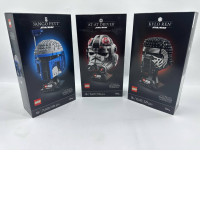 Set of USED LEGO STARWARS helmets