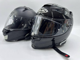 Set of 2 Black full-face helmet  (NOT NEW)