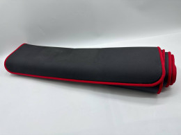Large black yoga mat
