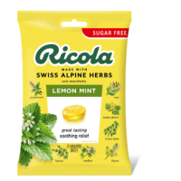 Ricola Sugar Free Lemon Mint Herbal Cough Suppressant Throat Drops