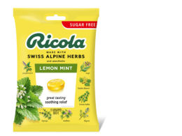 Ricola Sugar Free Lemon Mint Herbal Cough Suppressant Throat Drops
