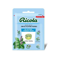 Ricola Sugar Free Glacier Fresh Mint Lozenges 