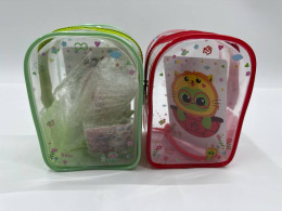 Set of 2 Small, portable, clear heart bag Set of 2 Small, portable, clear heart bag