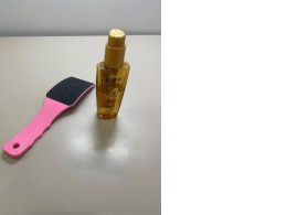 pedicure set, foot brush and moisturizing oil