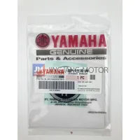 Set of 2 2DPF413B00 Tuning fork logo 45mm, turn signal cover, self-adhesive, genuine YAMAHA NMAX