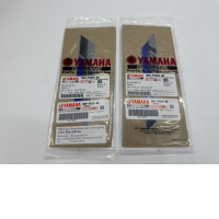 Set of 2 Sticker set, VVA SSS fairing sticker, 3D stripes, self-adhesive, genuine YAMAHA NMAX LOGO