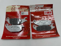 Set of 2 SCC Front and rear brake pads 