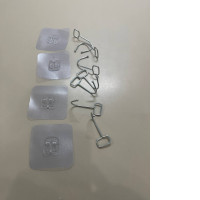 set of coat hooks with holders