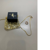 set of decorative jewelry chain and ring complete with box and pouch set of decorative jewelry chain and ring complete with box and pouch