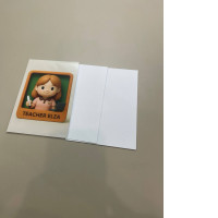 set of three postcards