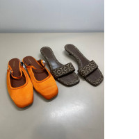 set of two pairs of evening sandals